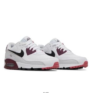 Wmns Air Max 90 'White Dark Beetroot